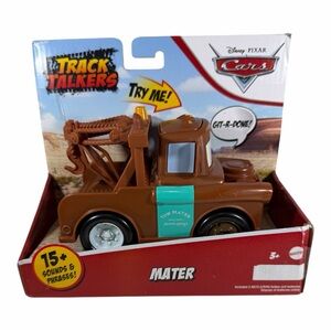Disney Pixar Cars Track Talkers Mater  Mattel Talking Tow Truck 15+ Sounds